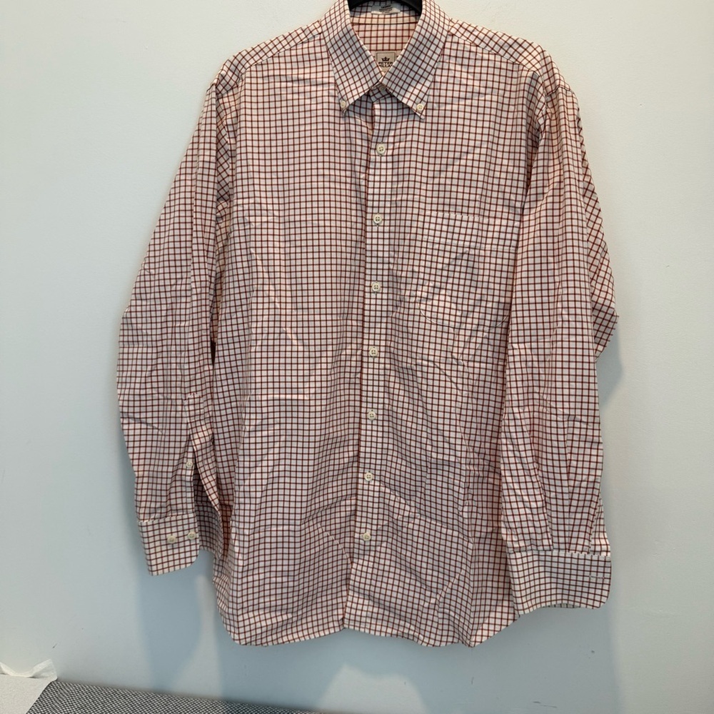 Peter Millar Plaid Cotton Shiro size M